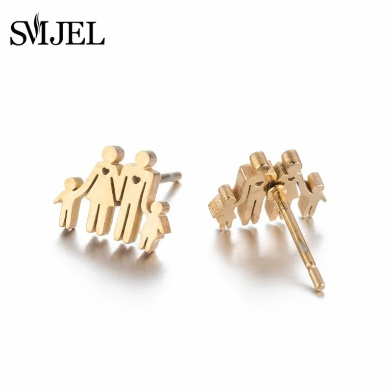 2025 Stainless Steel Jesus Cross Earrings – Men’s Christian Stud Jewelry with Heart Charm - Image 21