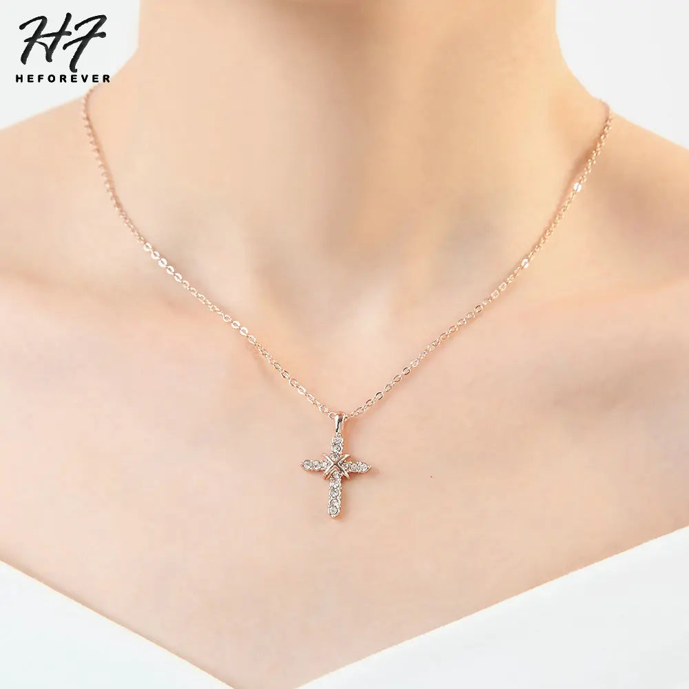 Christian Jesus Cross Necklace – Stainless Steel Pendant for Women & Men - Image 4