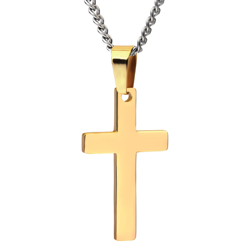 Christian Bible Cross Stainless Steel Statement Necklace – Unisex Catholic Religious Jewelry - Image 13