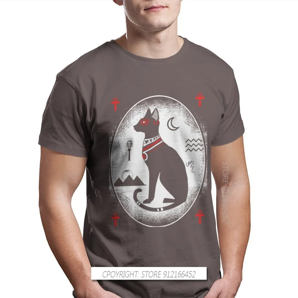 Ancient Egypt Gods T-Shirt – 100% Cotton Men's Top Featuring Atum, Horus, Osiris & Bastet - Image 16