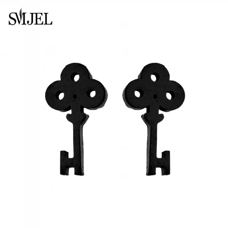 2025 Stainless Steel Jesus Cross Earrings – Men’s Christian Stud Jewelry with Heart Charm - Image 33