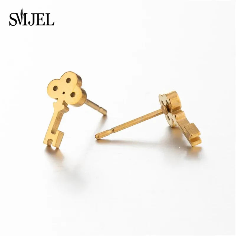 2025 Stainless Steel Jesus Cross Earrings – Men’s Christian Stud Jewelry with Heart Charm - Image 34