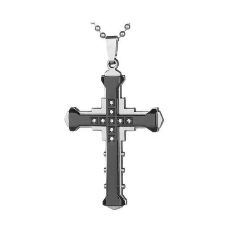 Dark Knight Three-Layer Men's Necklace - Image 4