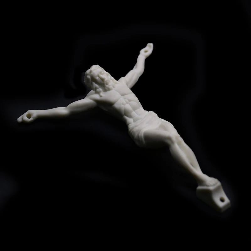 ABS Jesus Crucifix – Wall Decoration & Religious Pendant for Prayer and DIY - Image 4