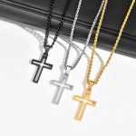Casual Hollow Cross Necklace for Men & Boys