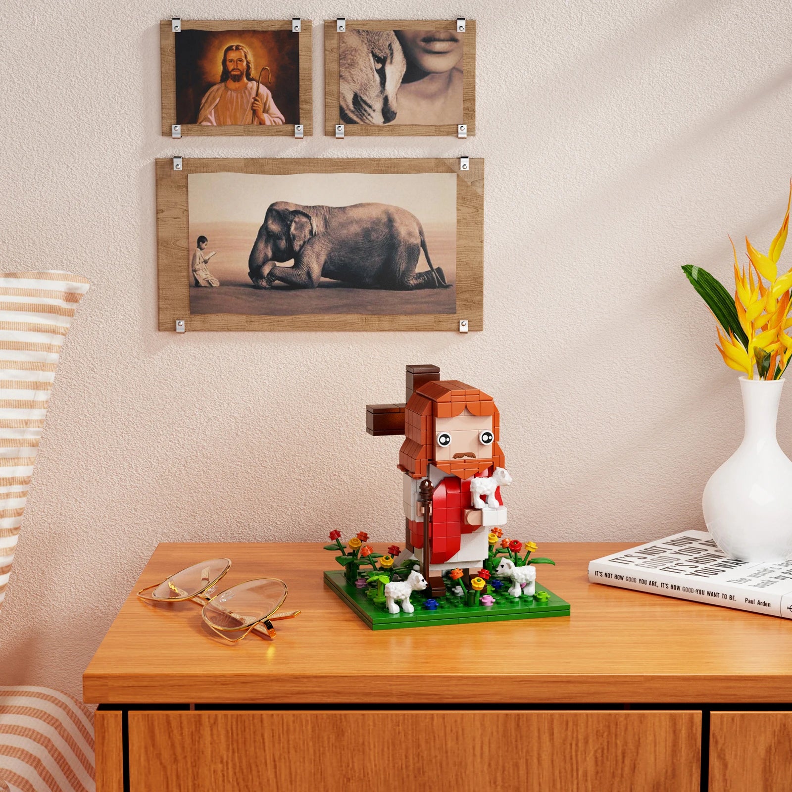 NEW Jesus Crucifixion Building Blocks Set – Faith-Inspired DIY Model - Image 5