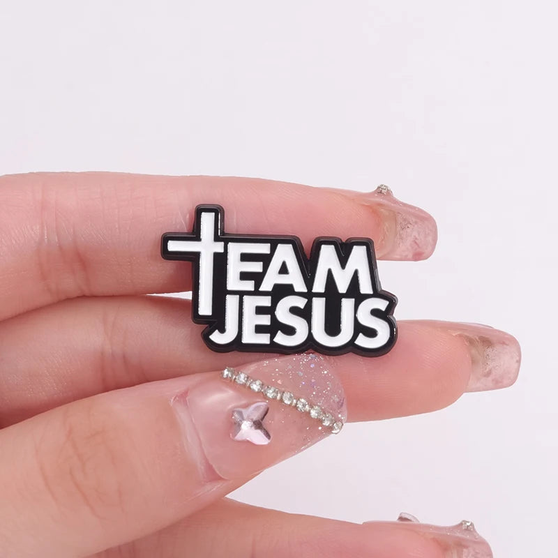 God’s Team Lapel Pin – Christian Message Enamel Accessory - Image 5
