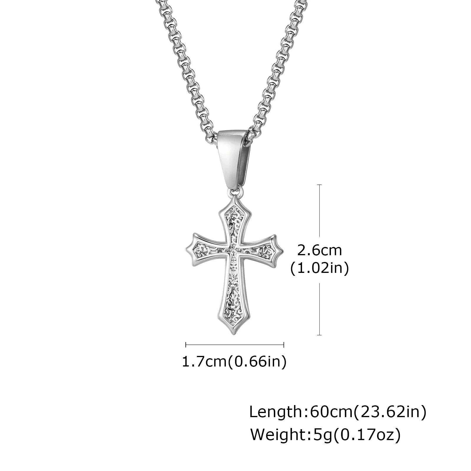 Luxury Rotatable Crown Zircon Cross Choker Necklace & Earrings Set – Christian Jewelry for Women - Image 7