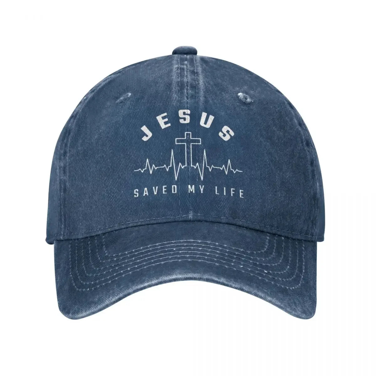 Jesus Christ Christianity "Jesus Saved My Life" Baseball Cap