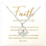 Mustard Seed Necklace for Women – Faith Jewelry Christian Gift