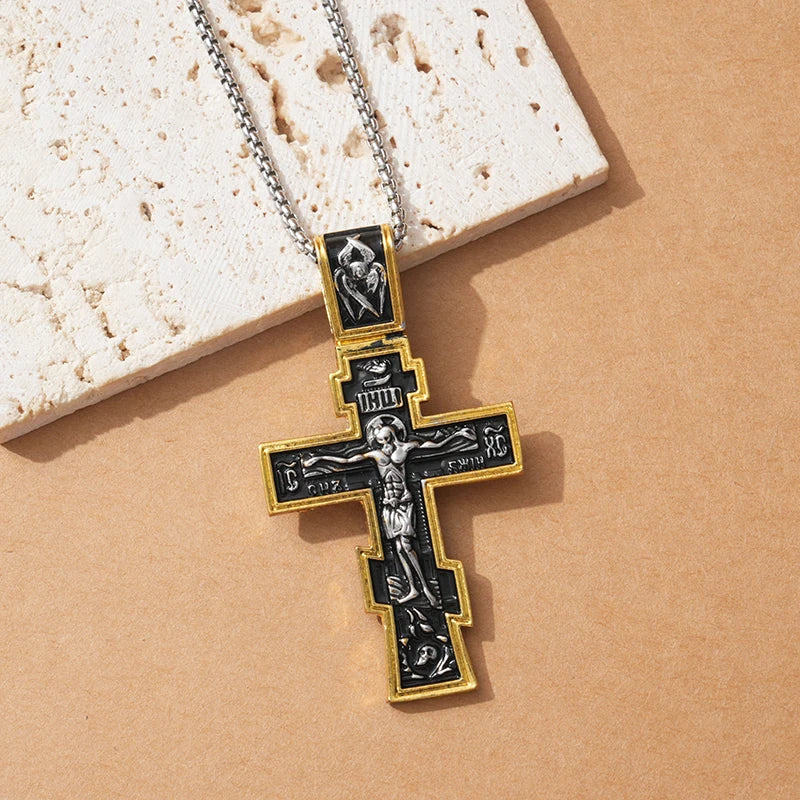 Movie John Wick Jesus Cross Necklace - Image 6