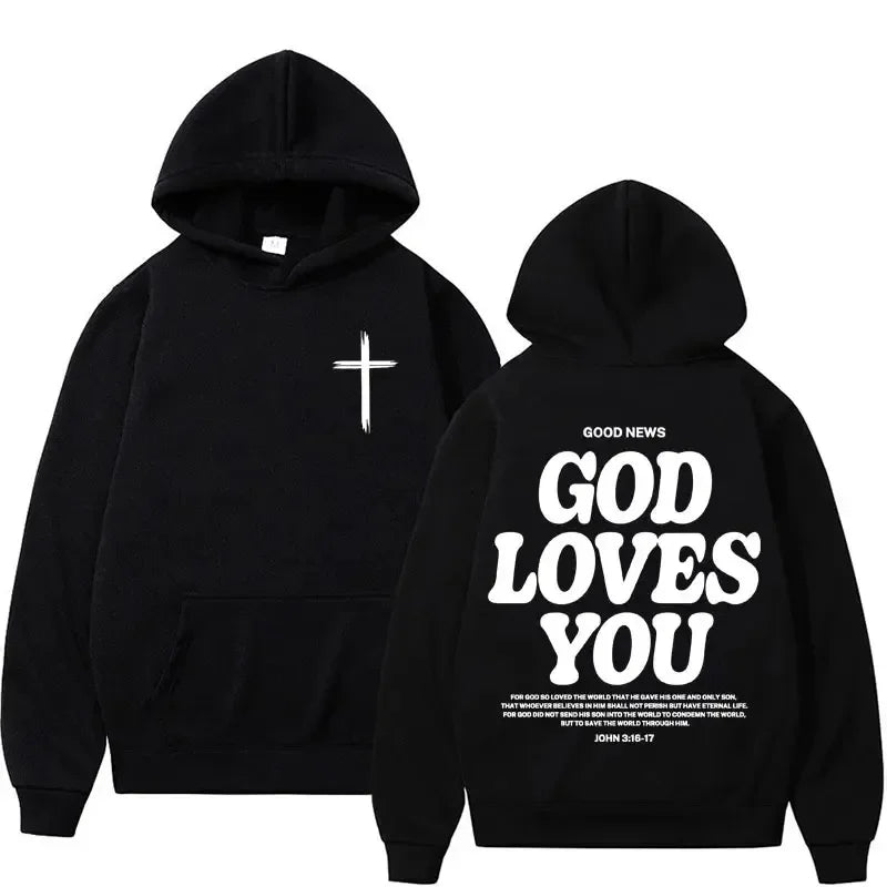 Harajuku Aesthetic Christian Jesus Church Hoodie