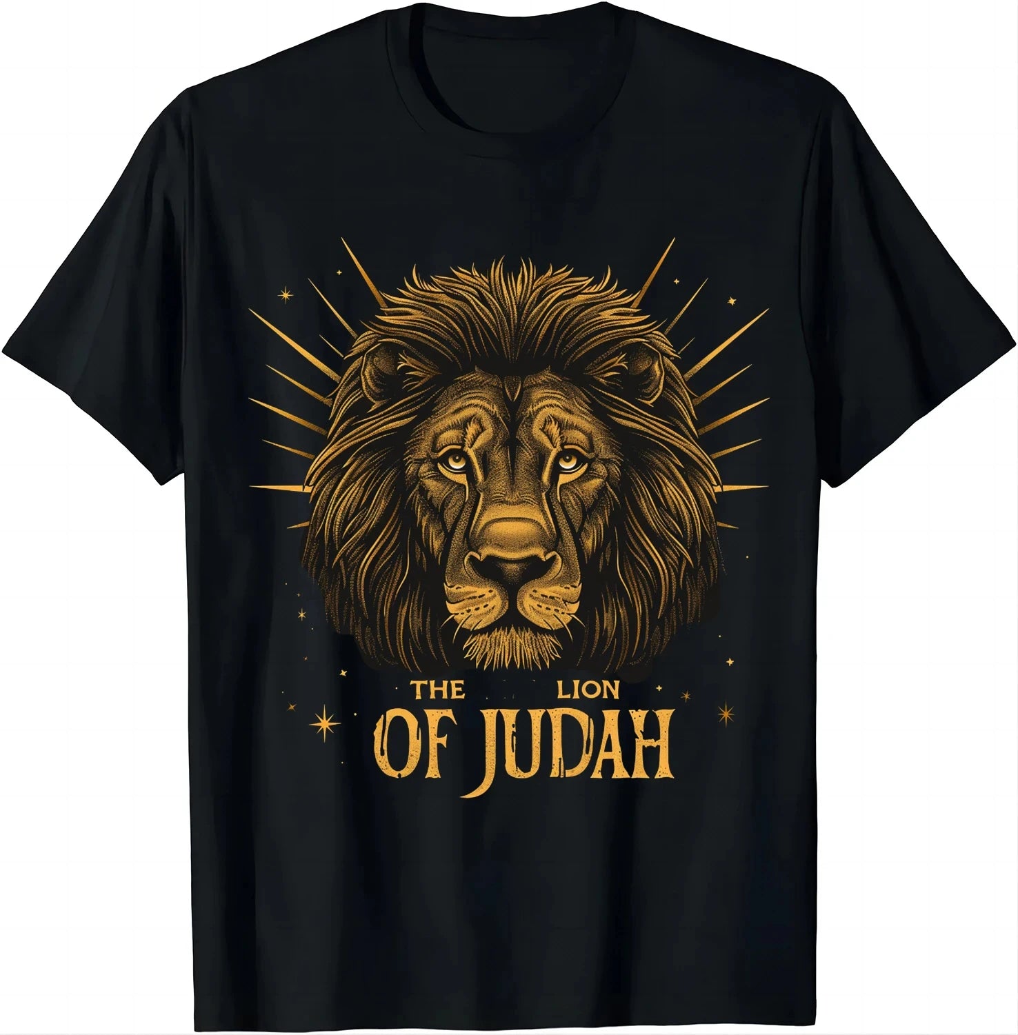 Jesus Lion of Judah T-Shirt – Vintage Christian Streetwear for Men & Women - Image 5