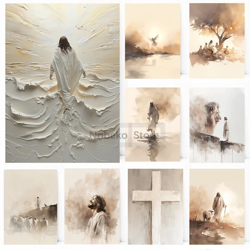 Modern Christian Jesus Poster