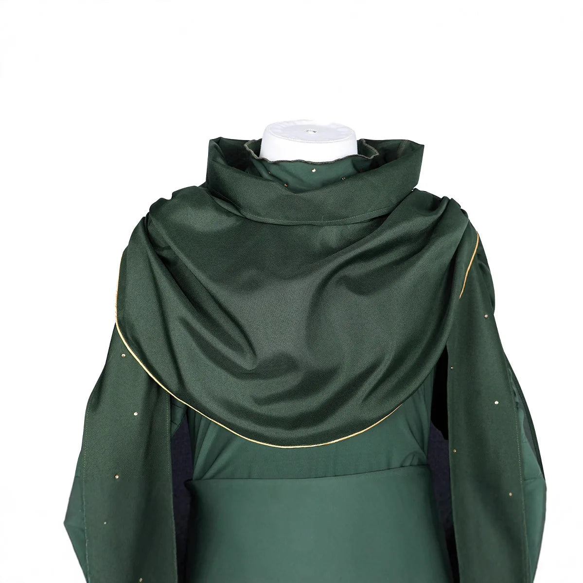 Loki "God of Lies" Cosplay Costume – Green Top, Pants & Cloak Set for Adults - Image 4