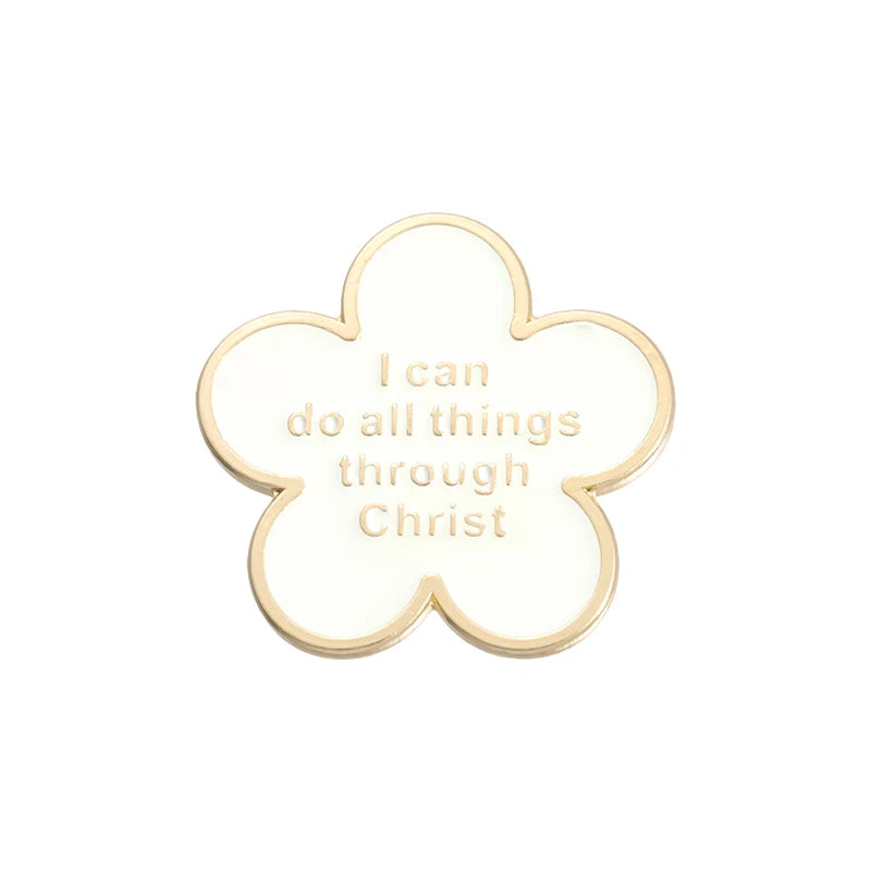 May The Holy Spirit Be With You Enamel Pins – Jesus Blessed Quotes Brooches & Lapel Badge Gifts for Christian Believers - Image 9