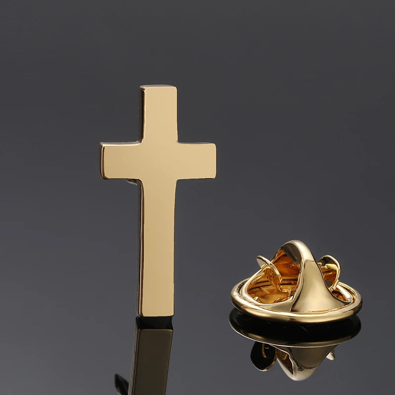 Luxury Rotatable Crown Zircon Cross Choker Necklace & Earrings Set – Christian Jewelry for Women - Image 6