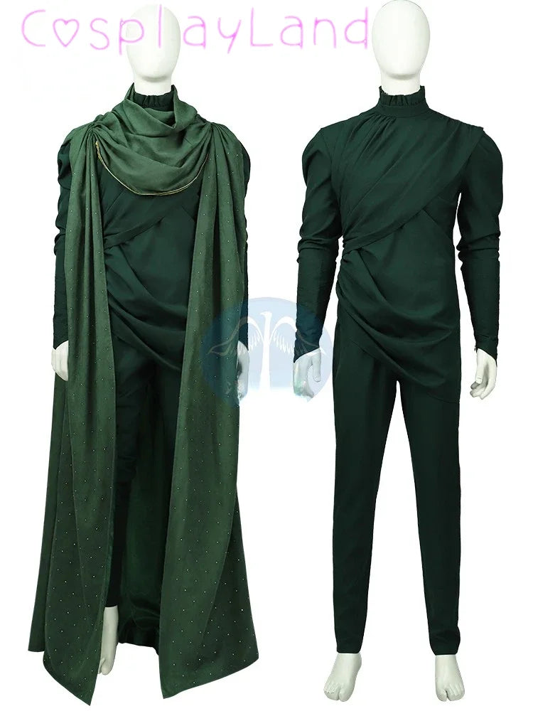 Green Outfit God of Evil Suit – Loki Cosplay Costume for Men - Image 2