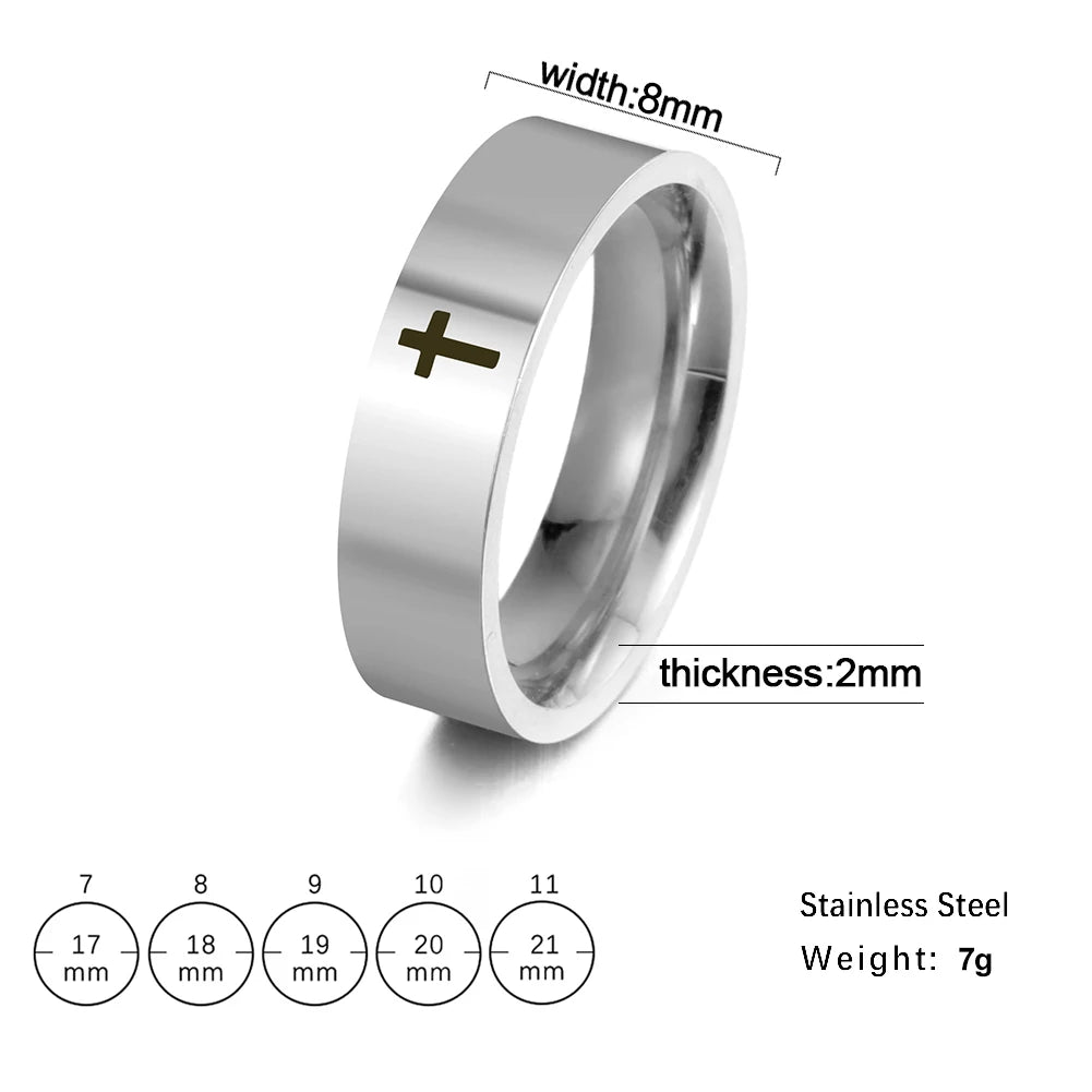 COOLTIME Gothic Cross Couple Rings - Image 19