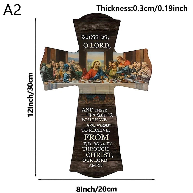 Bread Of Life Last Supper Scene Wooden Sign - Image 7